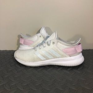 adidas Women's White and Pink Sneakers